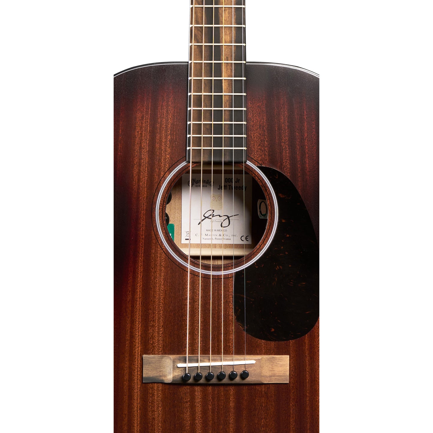 Martin 000 Jr E Jeff Tweedy Acoustic Electric Guitar - Dark Mahogany
