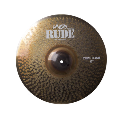 Paiste 17” Rude Thin Crash Cymbal