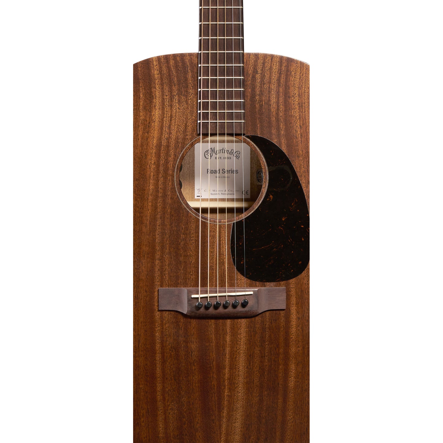 Martin D-10E Retro Sapele Acoustic Electric Guitar - Dark Mahogany