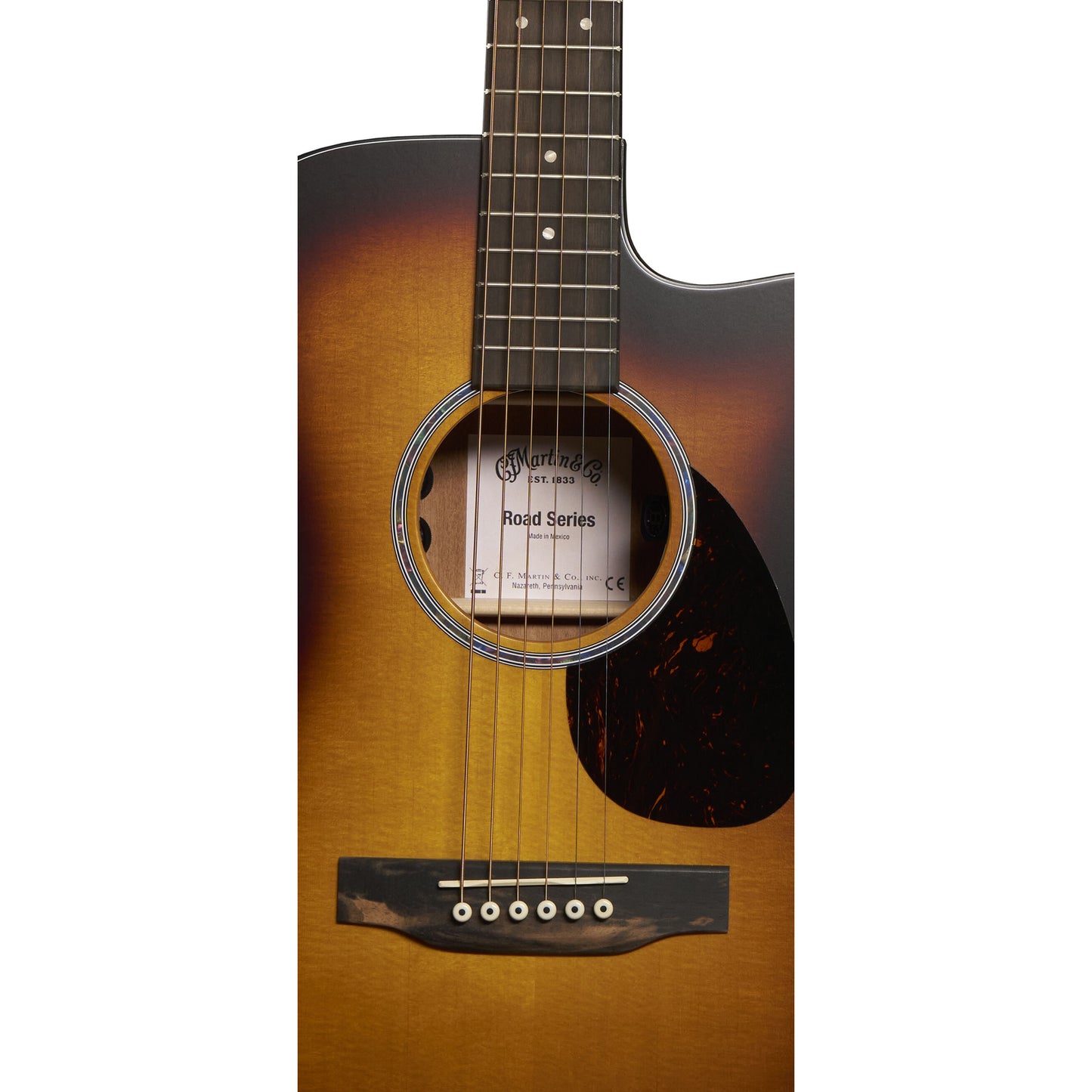 Martin OMC-10E Modern Road Series Acoustic Electric Guitar - 1935 Sunburst