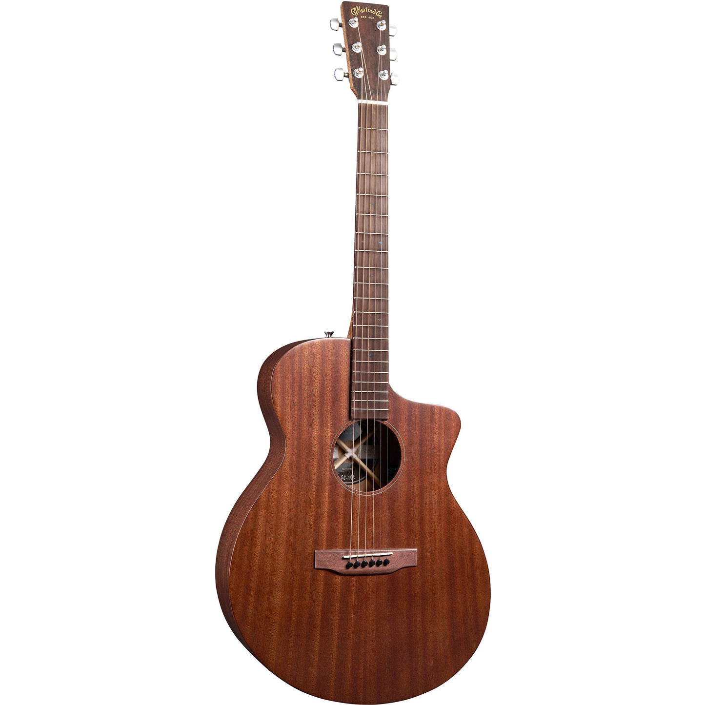 Martin SC-10E Modern Sapele Acoustic Electric Guitar - Dark Mahogany