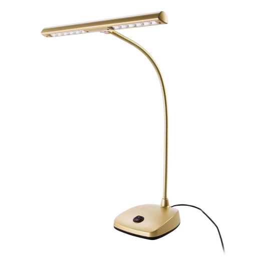 K&M 12297 LED Piano Lamp in Gold