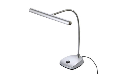 K&M 12297 LED Piano Lamp in Silver