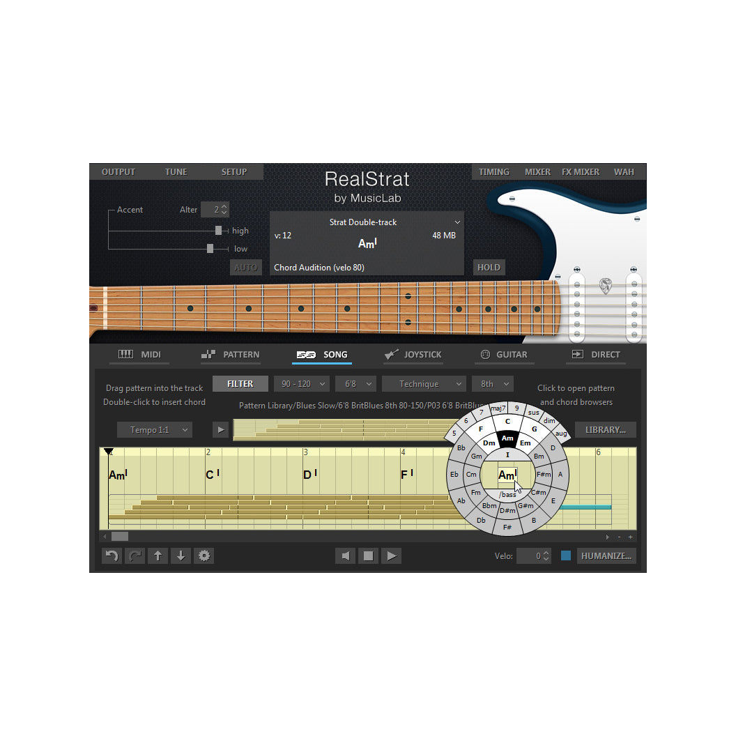 Musiclab RealStrat Virtual Instrument Plug-in
