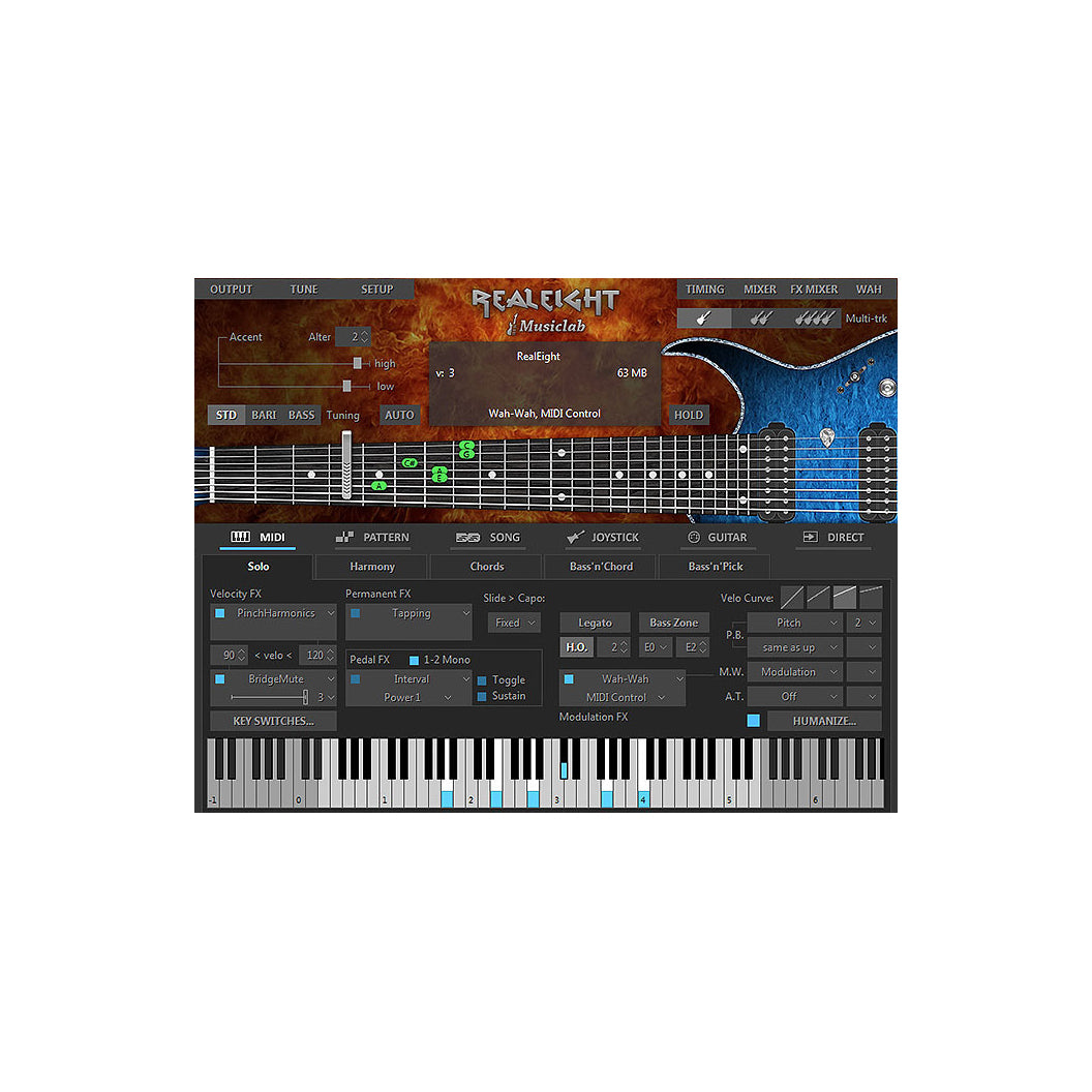 Musiclab RealEight Virtual Instrument Plug-In – Alto Music