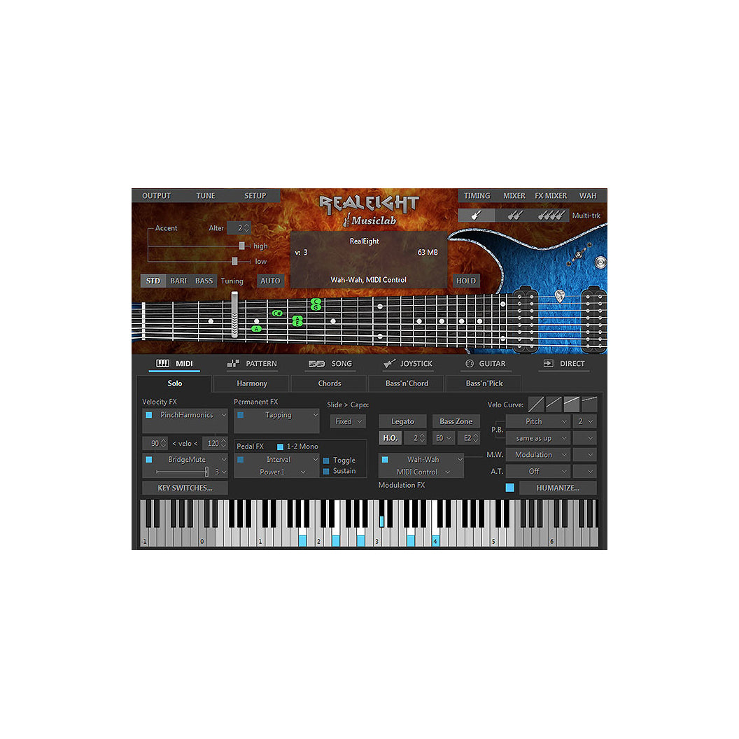 Musiclab RealEight Virtual Instrument Plug-in