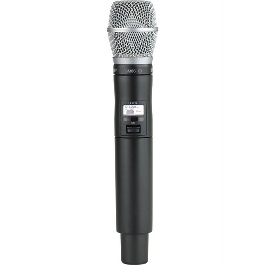 Shure ULXD2 Handheld Transmitter with SM86 Microphone Capsule G50