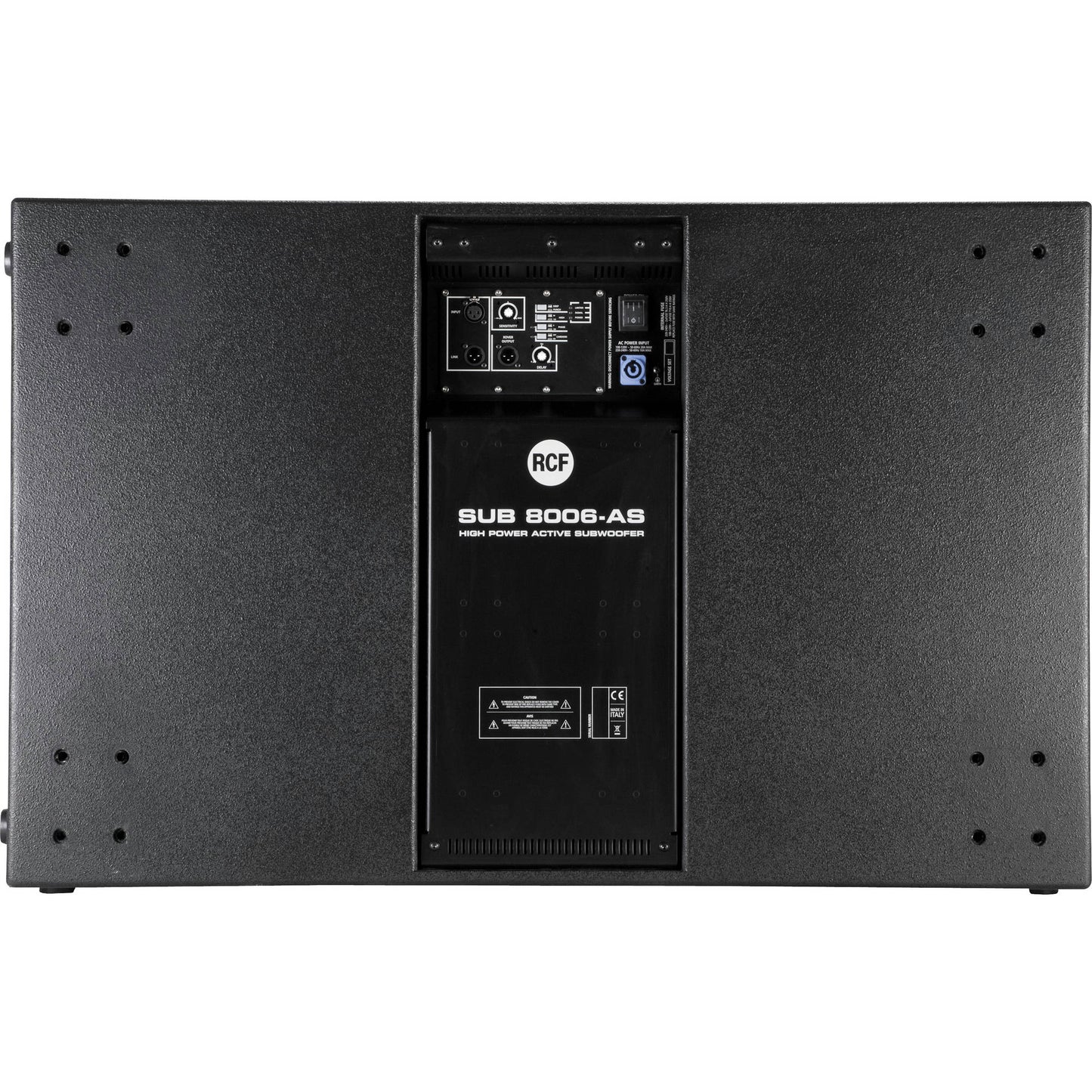 RCF SUB 8006-AS 5000W Active Dual 18" Subwoofer - Black