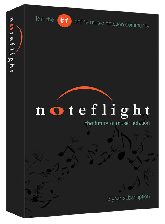 Noteflight Online Music Notation Software, 3yr license