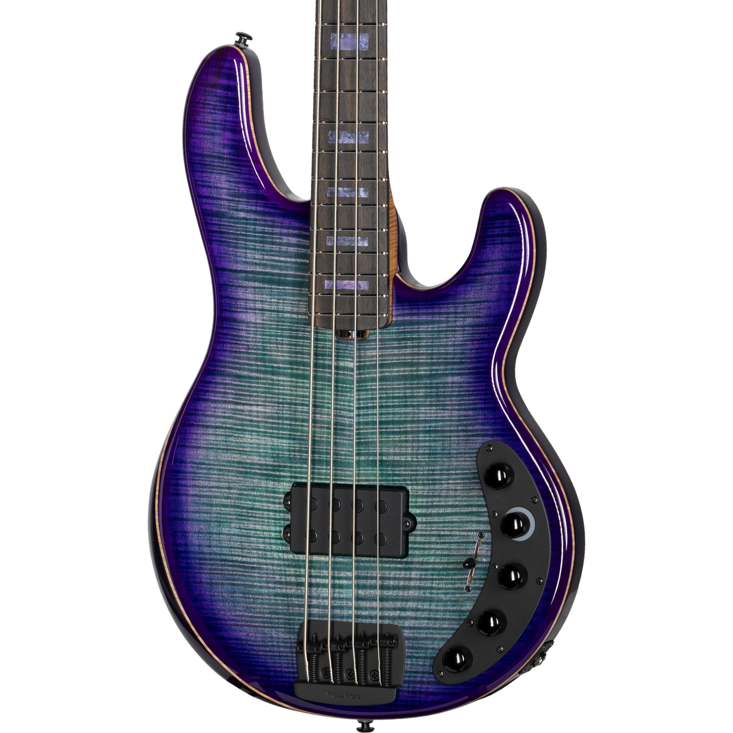 Ernie Ball Music Man Limited Edition BFR DarkRay 4 Electric Bass - Grapes of Wrath