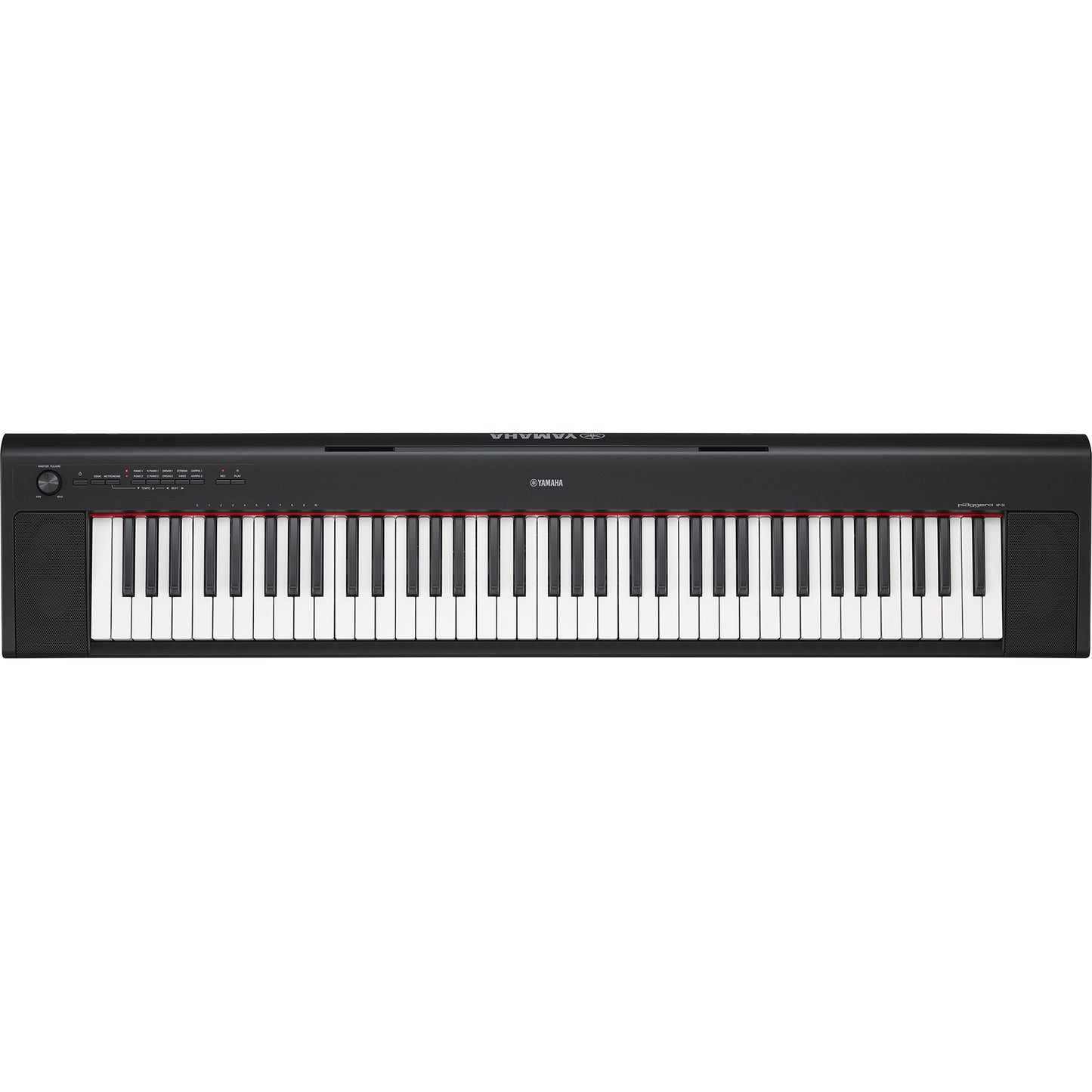 Yamaha NP32 76-Key Lightweight Portable Keyboard in Black with Power Supply
