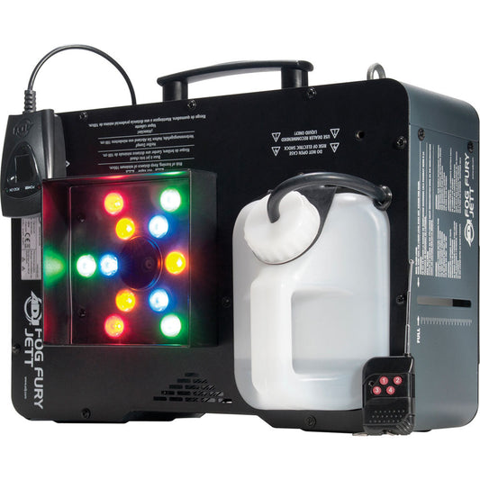American DJ Fog Fury Jett 680 Watt DMX Color Fog Machine