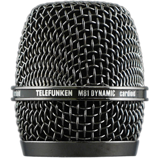 Telefunken HD03 Replacement Head Grille for M80 and M81 Microphone Black Nickel