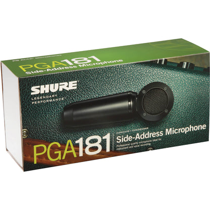 Shure PGA181-LC Side-address cardioid Condenser Microphone with No Cable