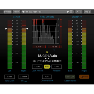 NuGen Audio ISL 2st - Stereo True-Peak Limiter