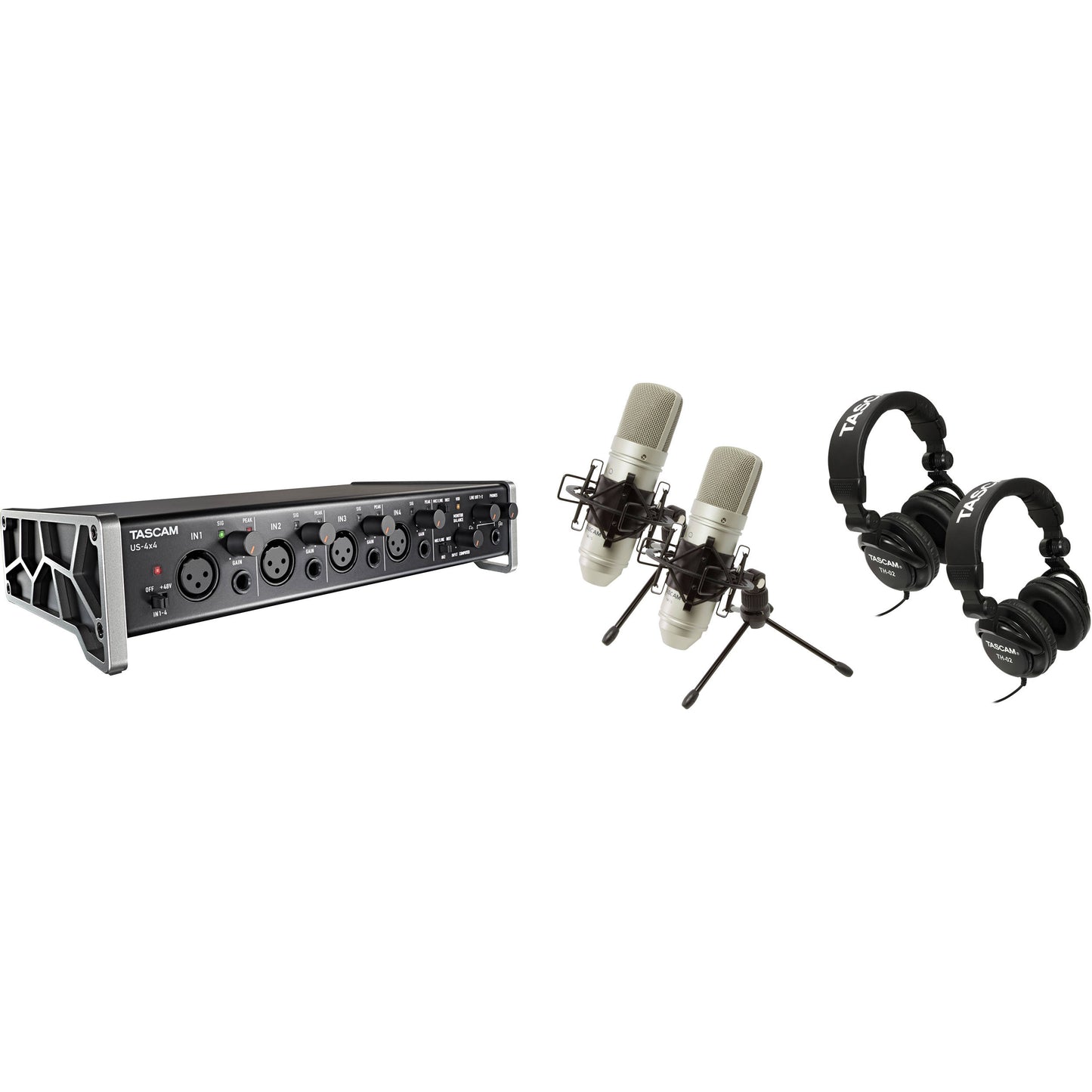 Tascam TRACKPACK 4x4 - Complete Recording Studio for Acoustic Instruments