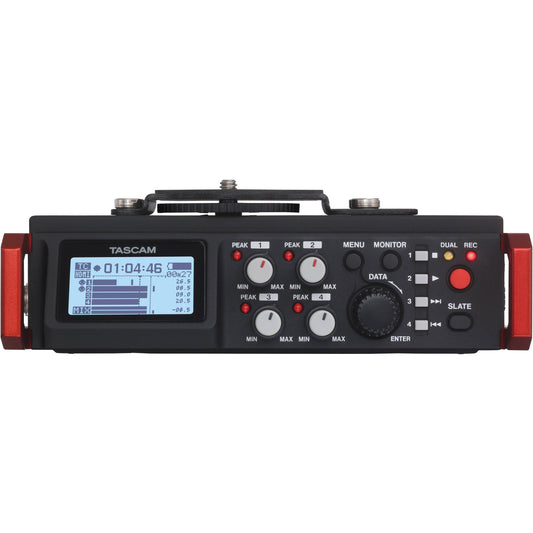 Tascam DR-701D 4-Channel/6-Track Multitrack Field Recorder with Onboard Omni Mics