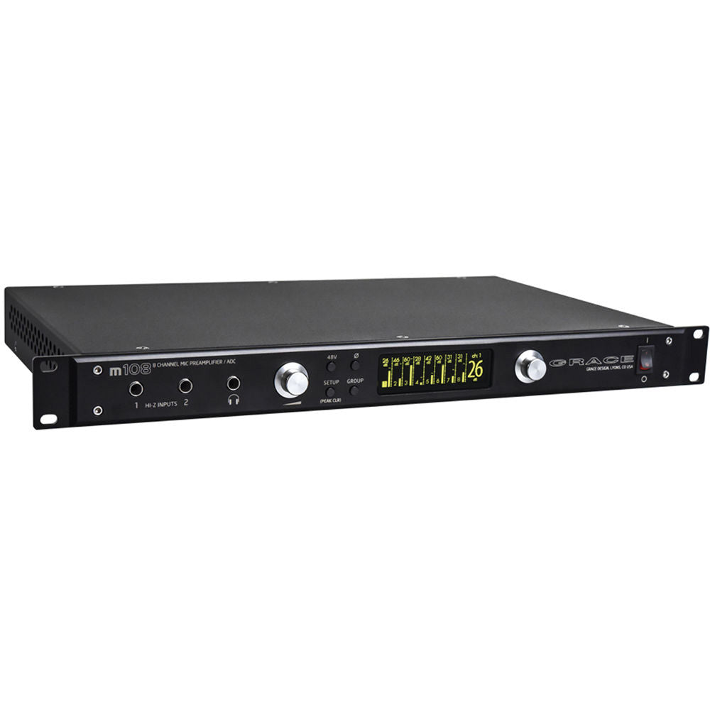 Grace Design M108 8-Channel Remote Controlled Mic Preamp / ADC