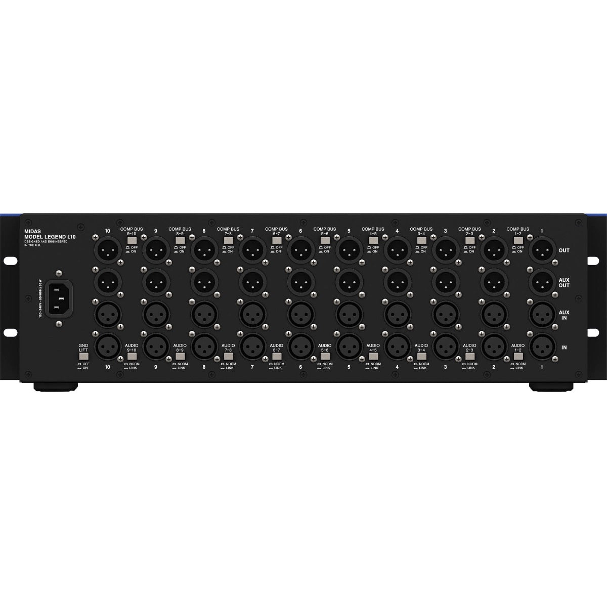 Midos Rack Midas Legend L10 10-Space 500 Series Rack – Alto Music