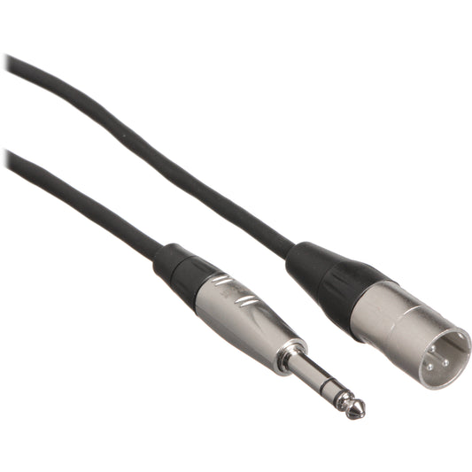 Hosa HSX-020 Pro Cable 1/4"" TRS to XLR Male 20ft
