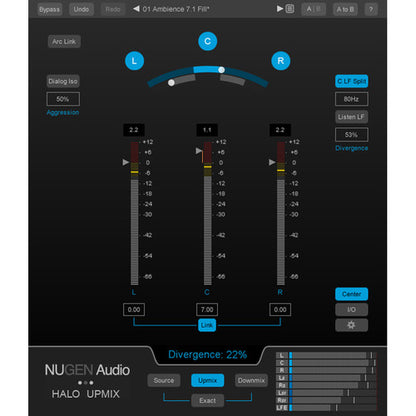 NUGEN Audio Halo Upmix w 3D Immersive Extension