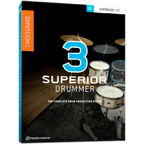 Toontrack Superior Drummer 3 Crossgrade - Virtual Instrument and Drum Production Plug-In
