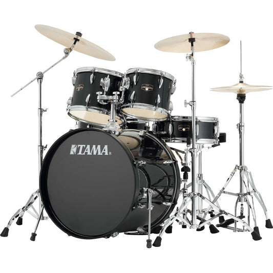 Tama Imperialstar 5-Piece Complete Kit with HCS Cymbals - Hairline Black