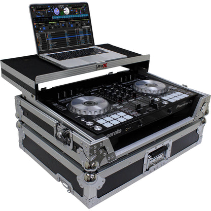 ProX ATA Flight Case For Pioneer DDJ-SR2 DJ Controller with Laptop Shelf and LED