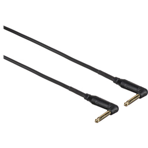 Mogami Gold Instrument Right-Angle 1/4" TS Pedal Cable - 6'