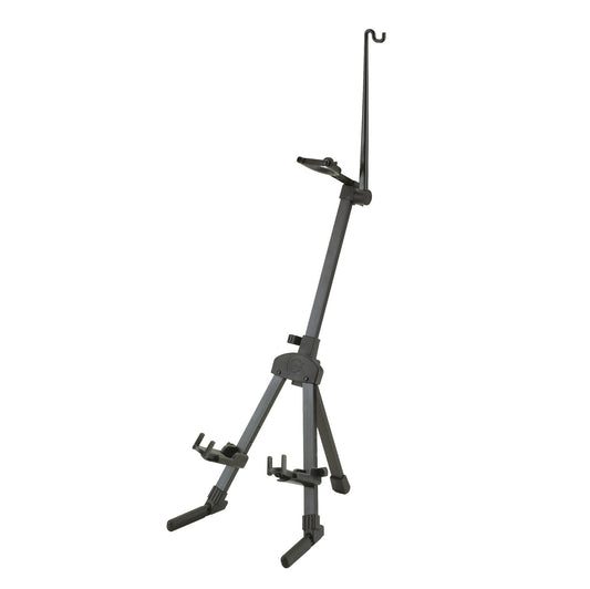 K&M 15530 Violin Stand with Bow Holder