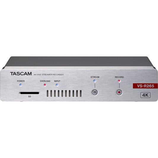 TASCAM VSR-265 Stand-Alone 4K UHD Video Encoder/Decoder for Live Streaming