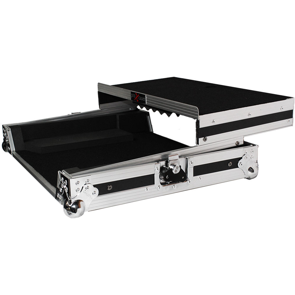 ProX XS-UXLT MK2 Universal Flight Case for DJ Controllers w/Sliding Laptop Shelf