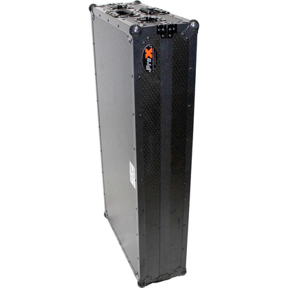 ProX DJ Z-Table MK2 Portable Z-Style DJ Table Flight Case w/Handles & Wheels - Black