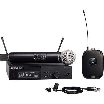 Shure SLXD124/85 Combo Wireless Handheld and Lavalier Mic System - G58 Band