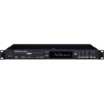 TASCAM BD-MP4K Rack Mount UHD 4K Blu-ray Player