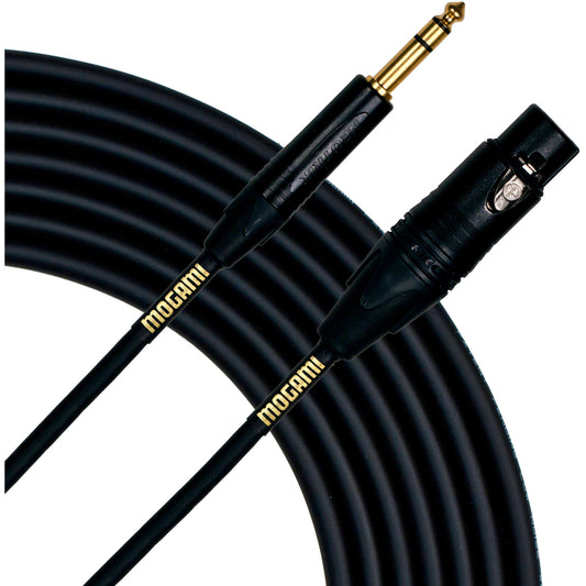 Mogami Gold 20ft Trs to Xlr Female Cable