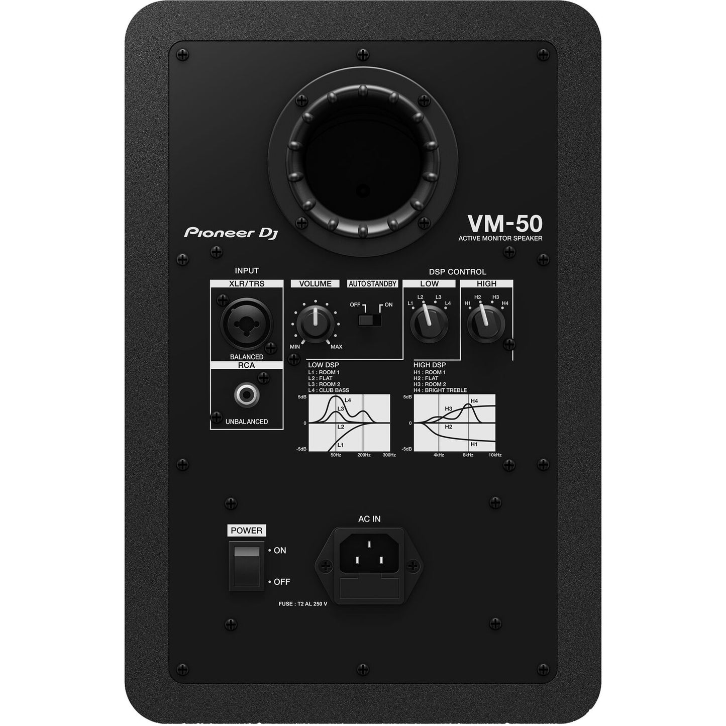 Pioneer DJ VM-50 Active Studio Monitor - Single, Black