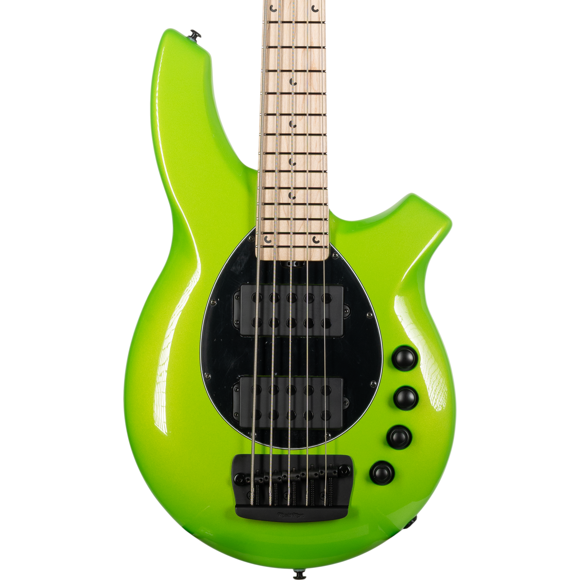 Ernie Ball Music Man Bongo 5 HH 5 String Bass - Mantis Green – Alto Music