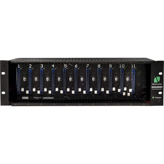 WesAudio Supercarrier II Rackmount 11-Slot 500 Series Enclosure