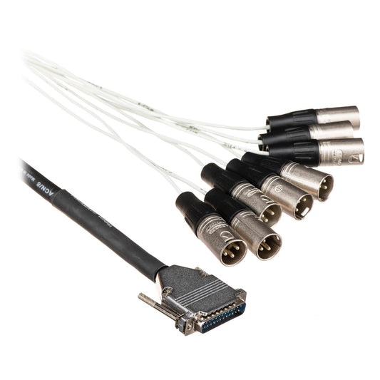 Proco DA88XM10 DB25 to Male XLR - 10 Feet