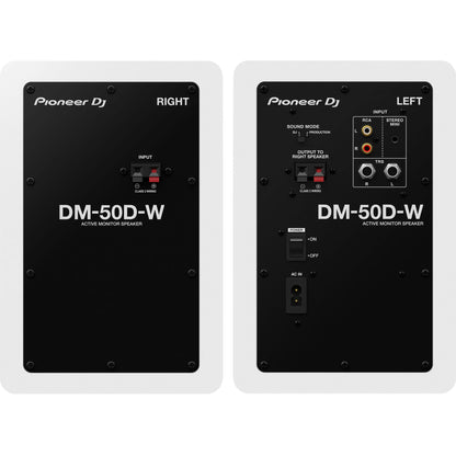 Pioneer DJ DM-50D-CMXEG Active Monitors - White