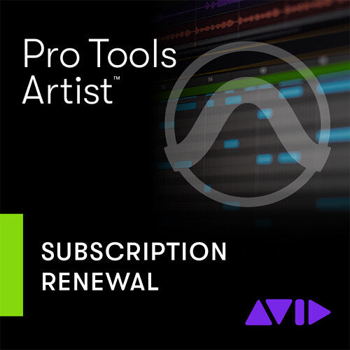 Avid Pro Tools | Artist 1-Year Subscription RENEWAL