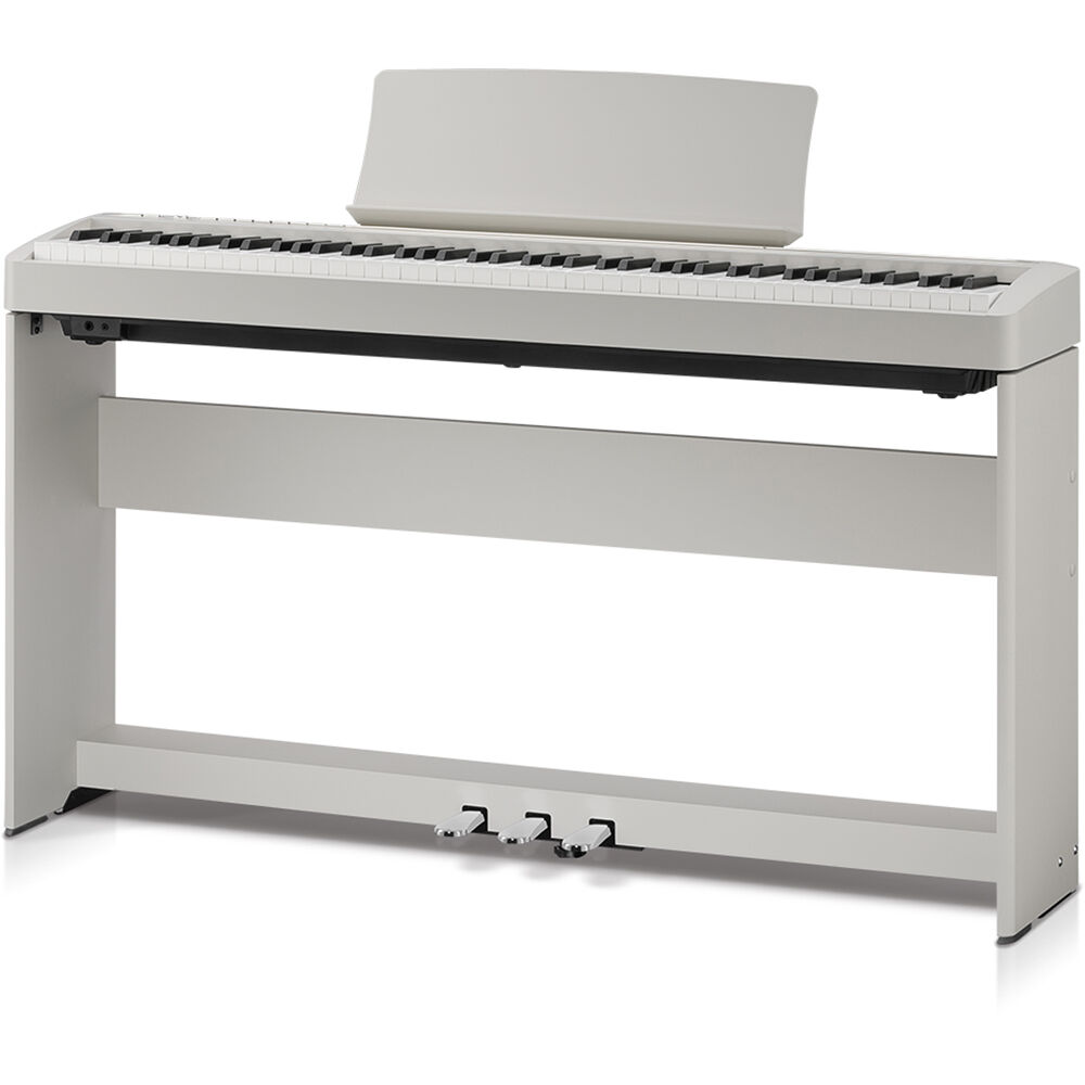 Kawai ES120 Portable Digital Piano - Light Grey COMPLETE HOME BUNDLE