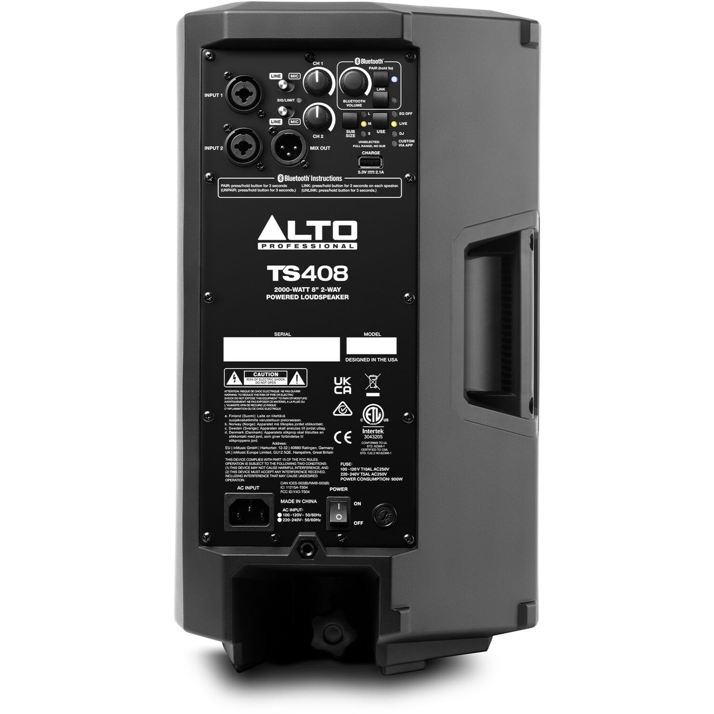 Alto Professional TS408 - 2000W 8" Powered PA Speaker