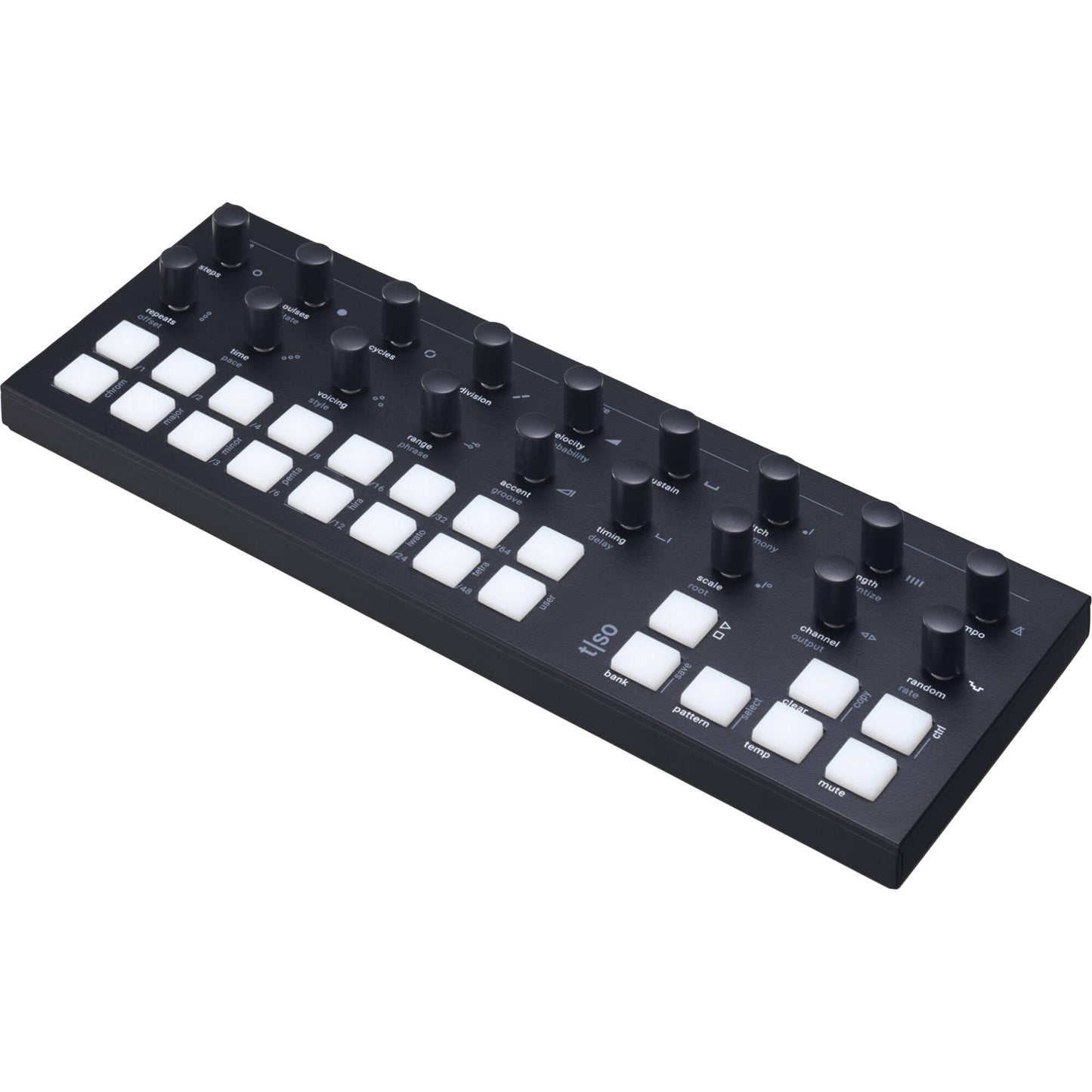 Torso Electronics T-1 16-Track Algorithmic Desktop Sequencer - Black