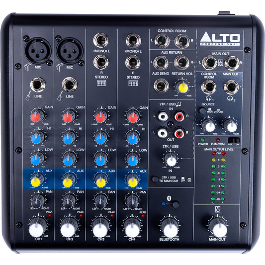 Alto Professional TrueMix 600 Portable 6-Channel Analog Mixer with USB