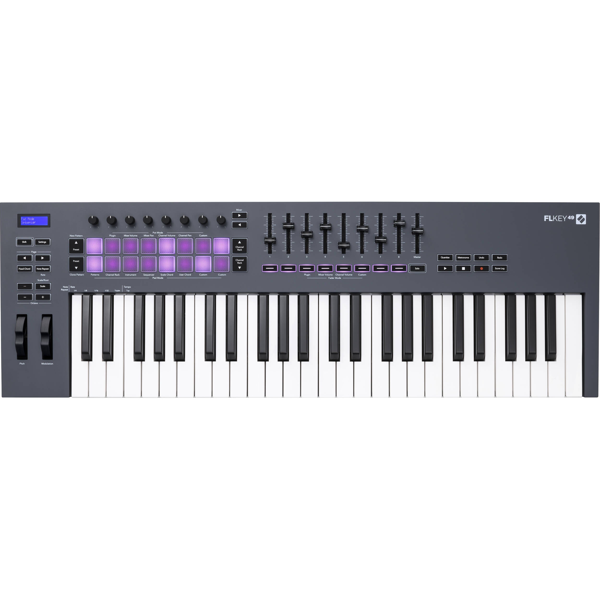 Novation FLKey 49 Full Size Midi Controller for FL Studio – Alto Music