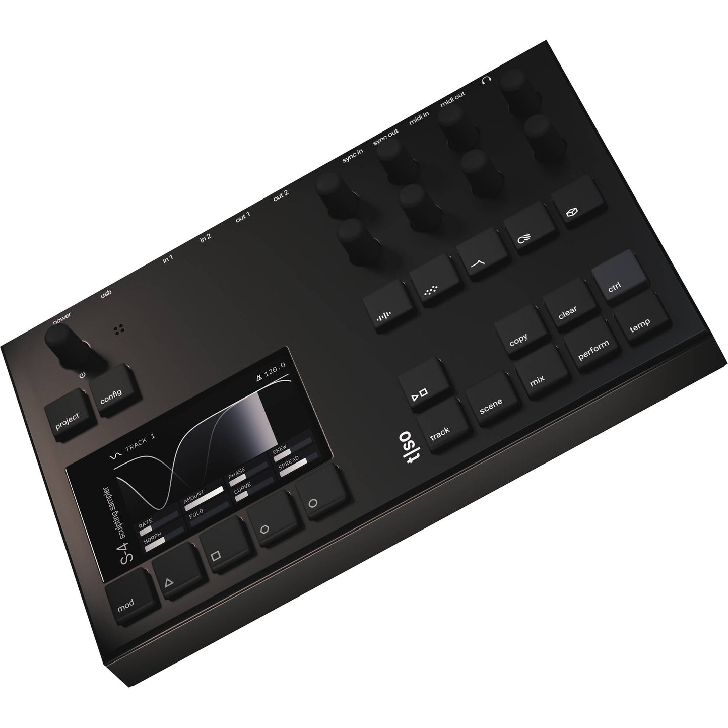 Torso Electronics S-4 Sculpting Sampler Audio Instrument - Black