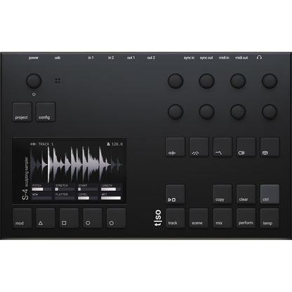 Torso Electronics S-4 Sculpting Sampler Audio Instrument - Black