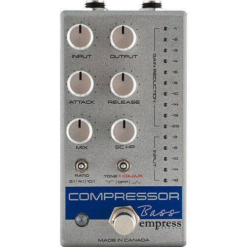 Empress Effects Bass Compressor Pedal - Silver